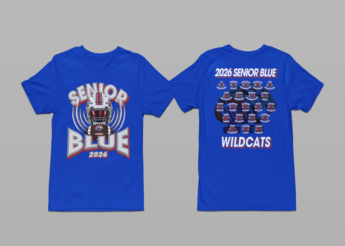 GPYFC SENIOR BLUE FAN TEE
