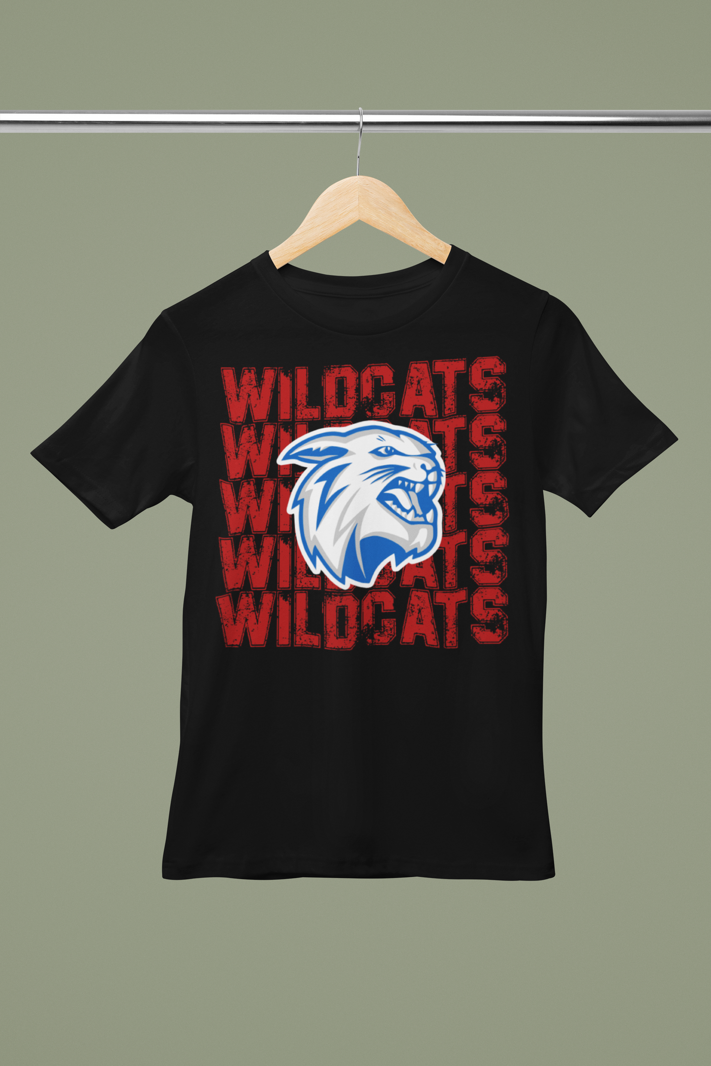 WEATHERED WILDCATS TEE