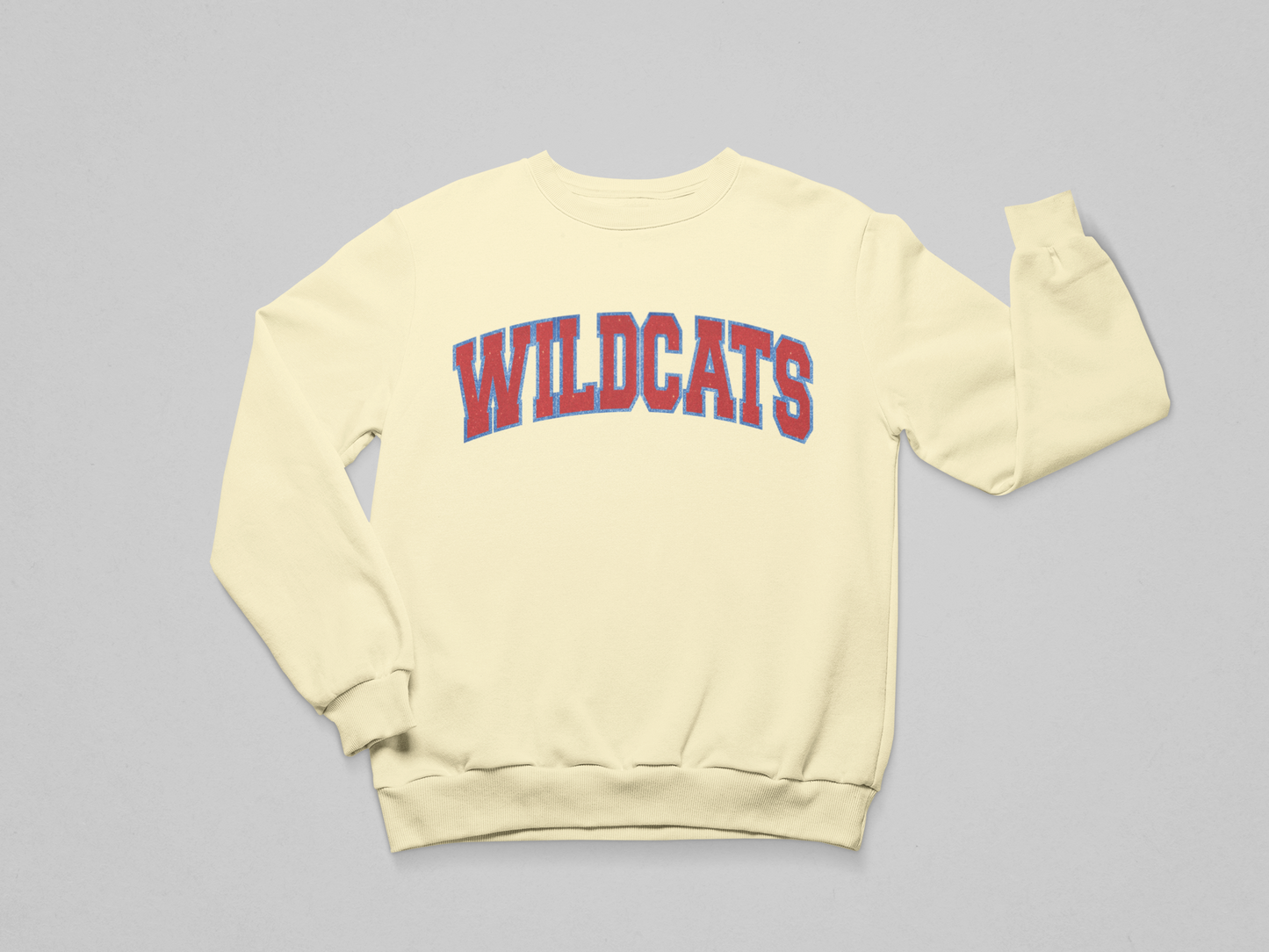 GLITTER WILDCATS CREWNECK