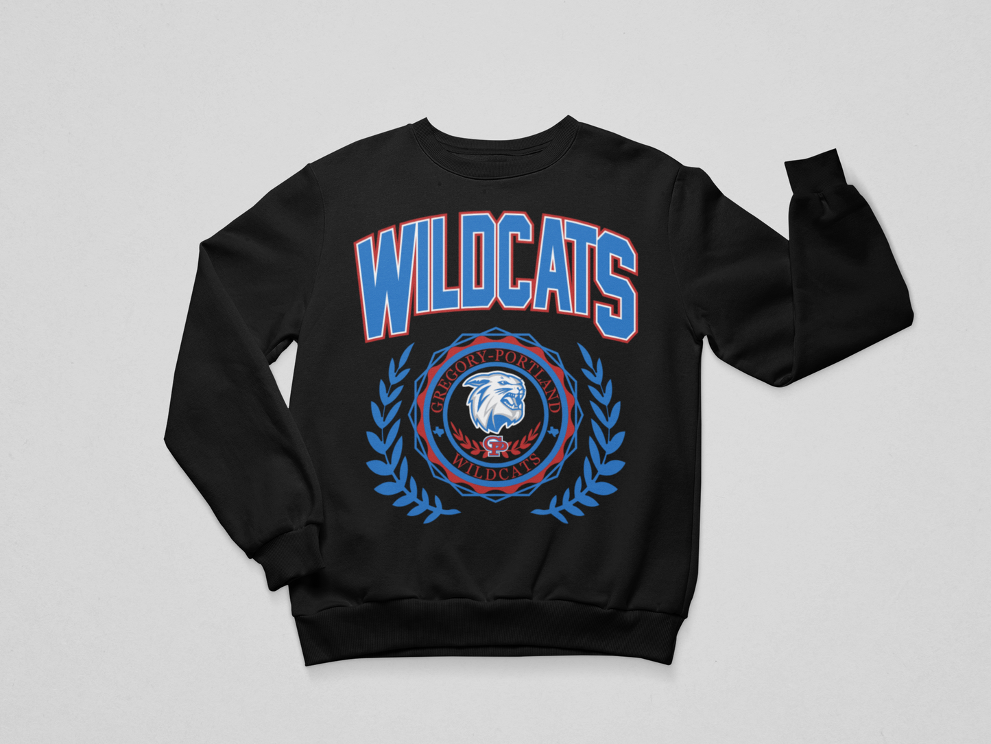 WILDCATS WREATH SWEATER