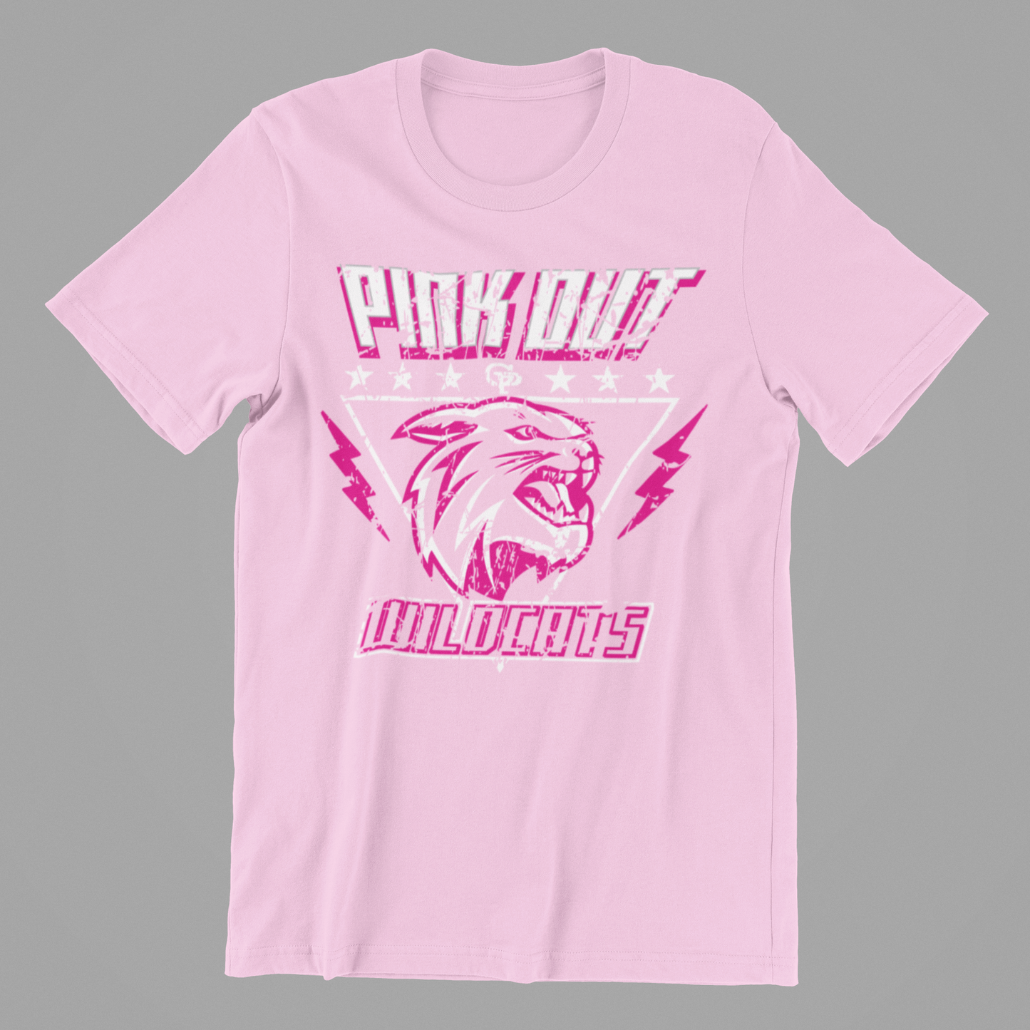 RETRO WILDCATS PINK OUT TEE