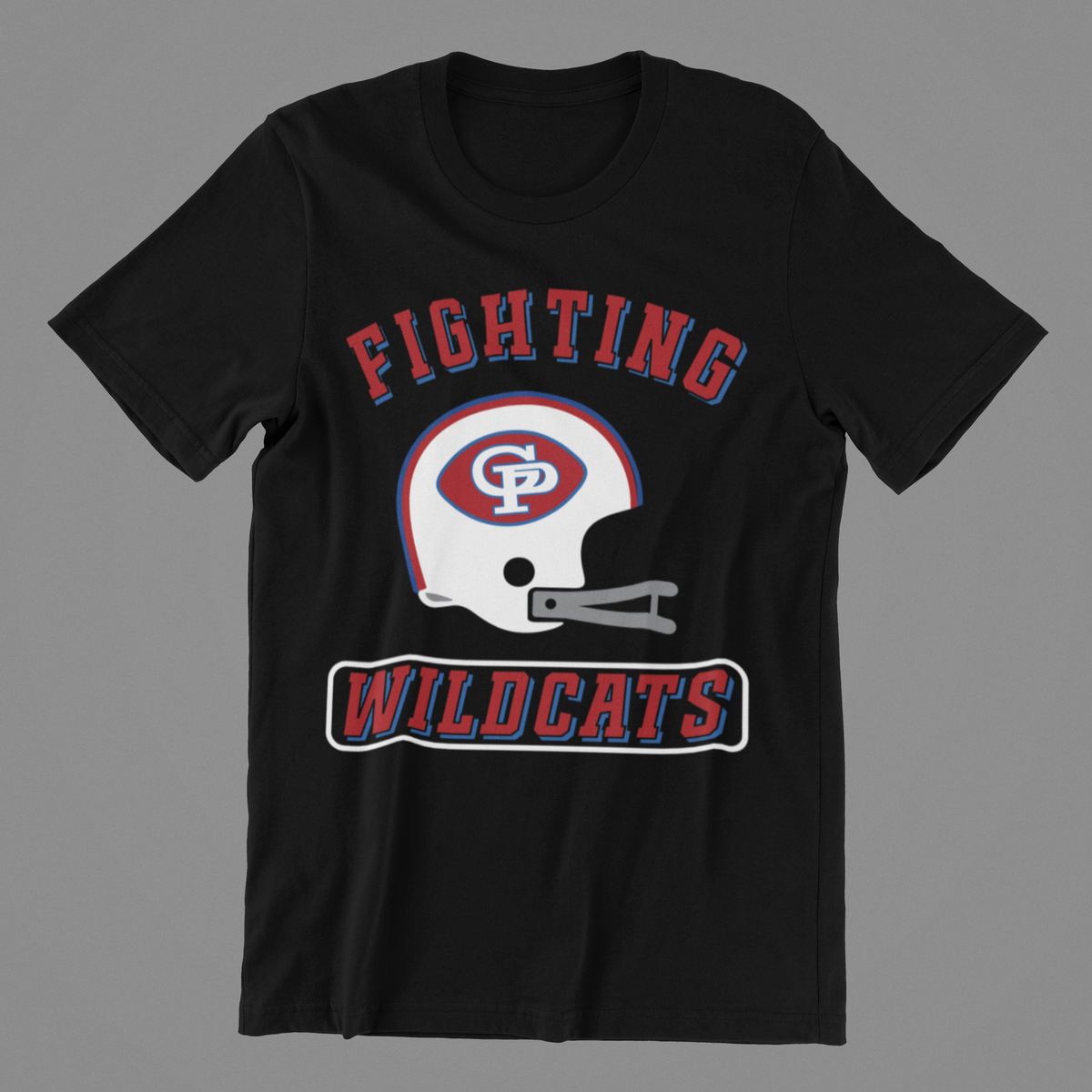 FIGHTING WILDCATS HELMET TEE