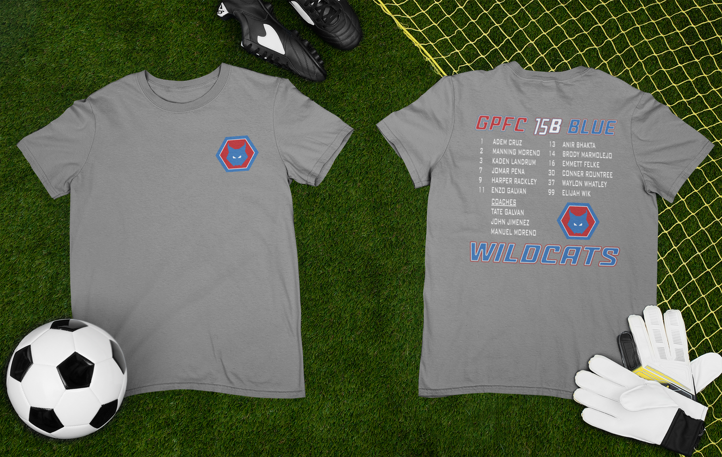 GPFC 15B BLUE SOCCER TEE
