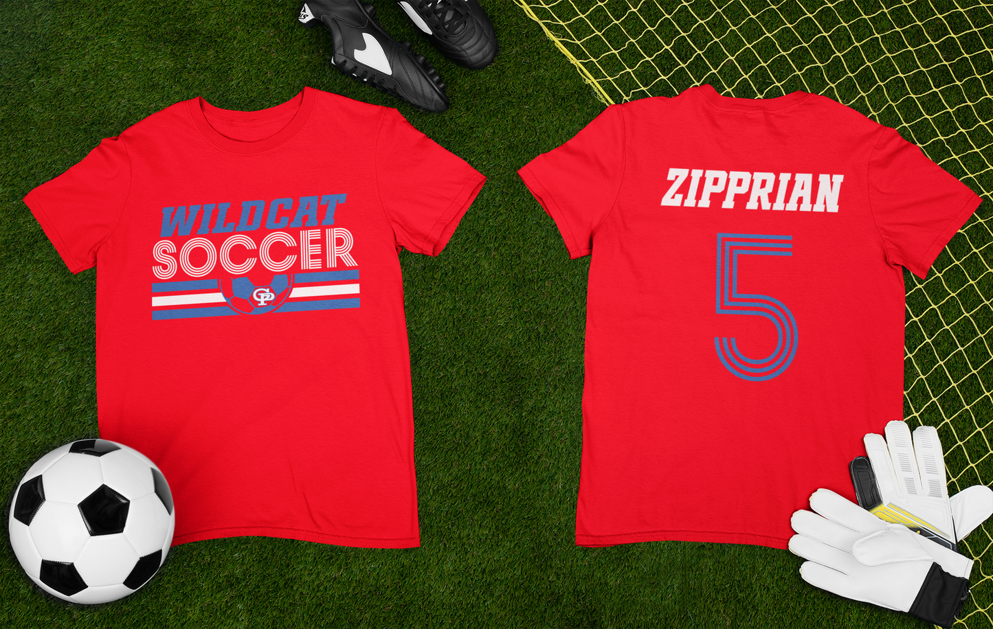 GIRLS SOCCER TEE