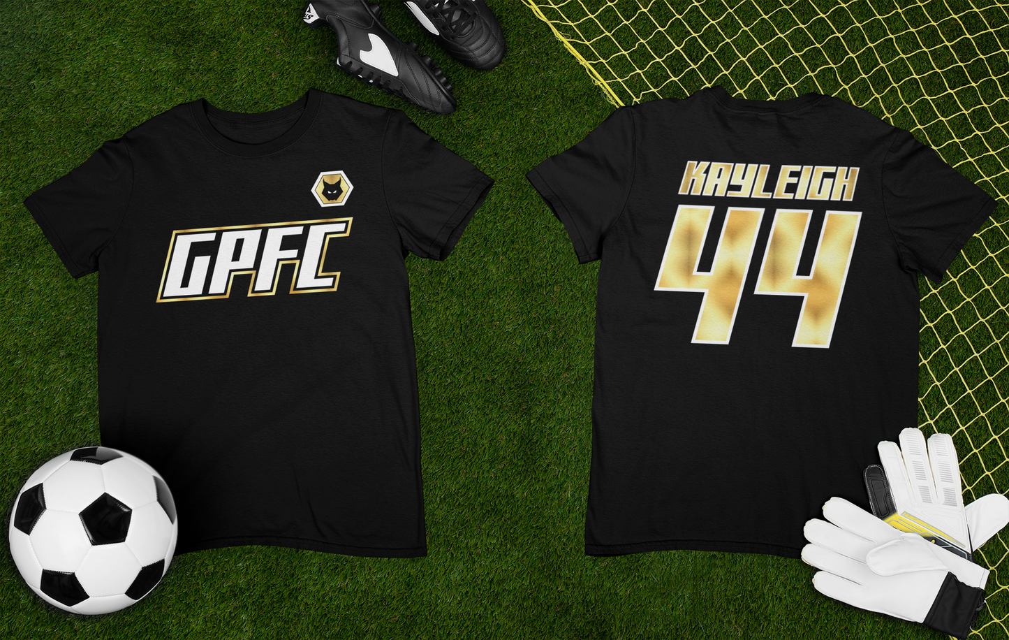 u11 GPFC GIRLS GOLD TEE