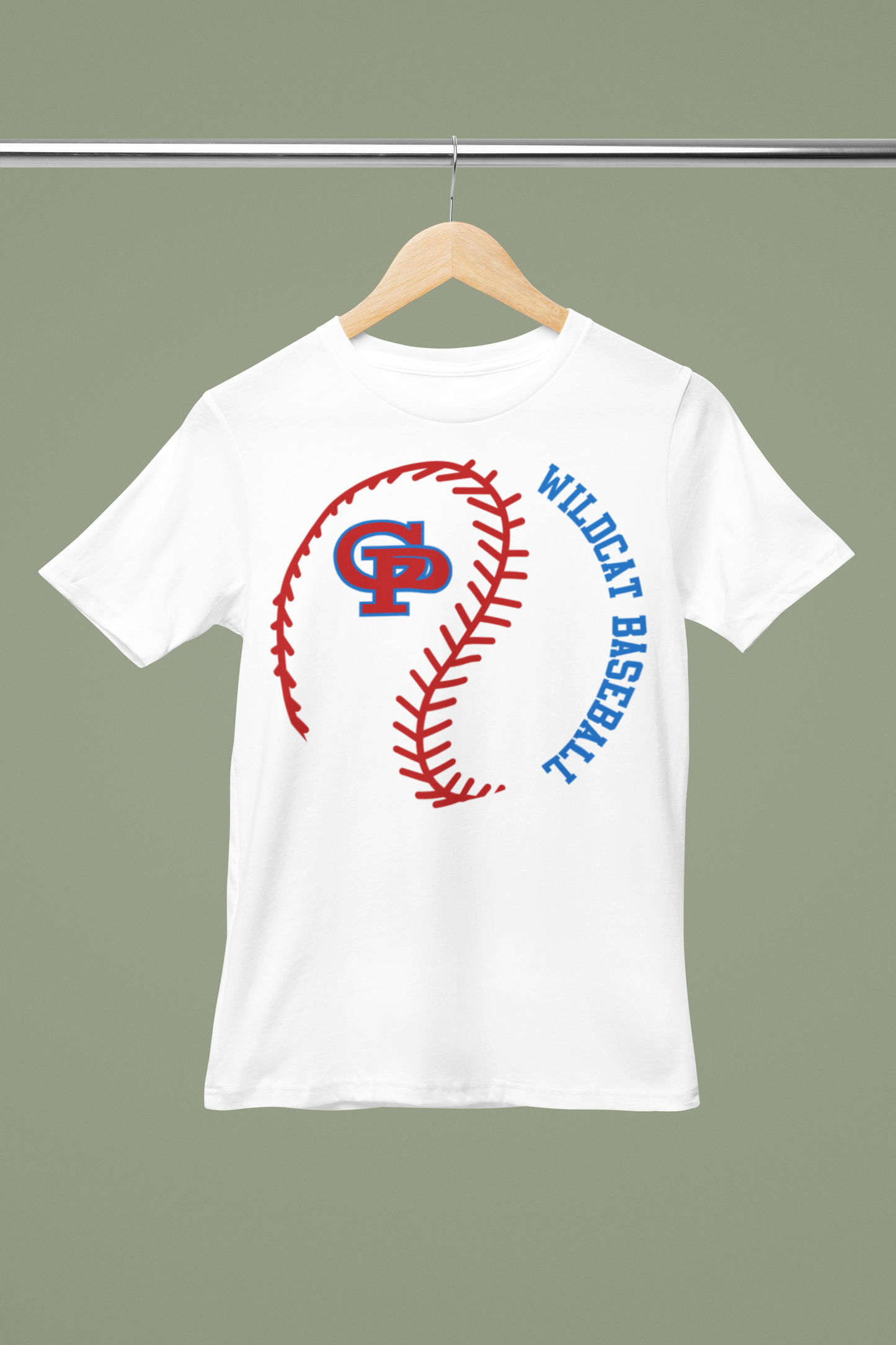 BASEBALL THREADS TEE