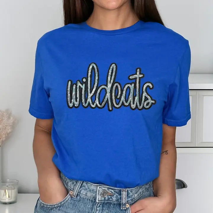 SEQUIN CAT TEE