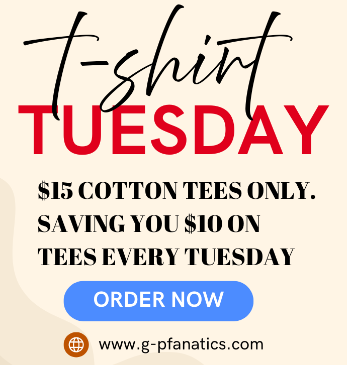 TEESDAY SALE - $15 TEES EVERY TUESDAY