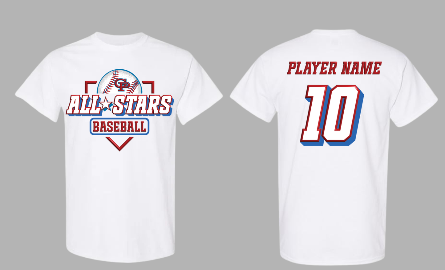 ALL STARS BASEBALL HOME PLATE TEE