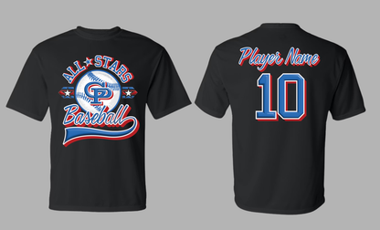 ALL STARS BASEBALL RETRO TEE