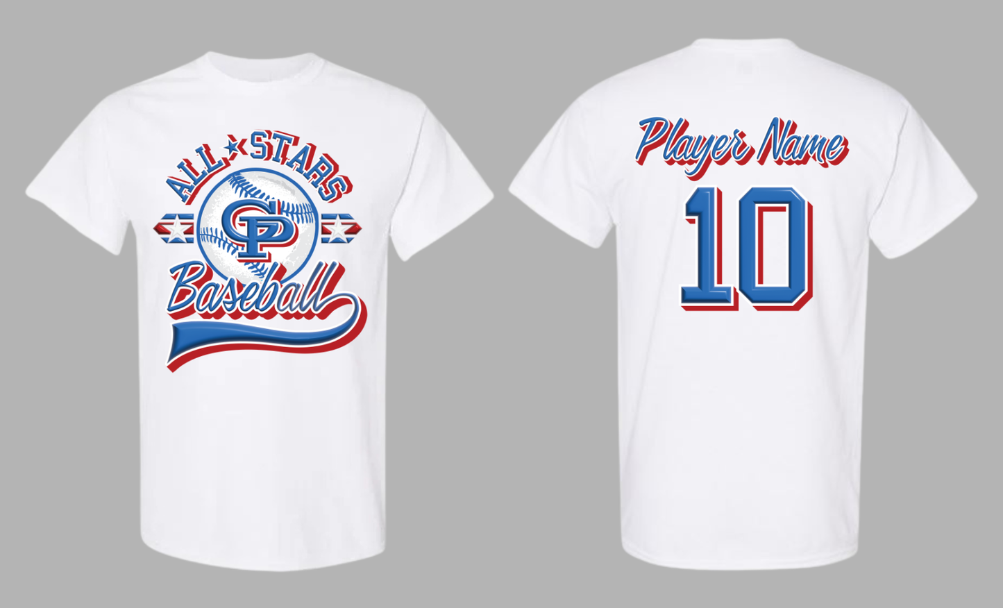 ALL STARS BASEBALL RETRO TEE