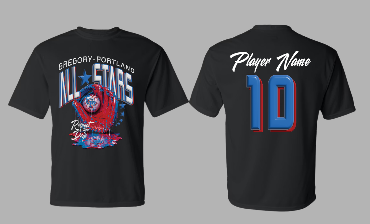 ALL STARS BASEBALL GLOVE DRIP TEE