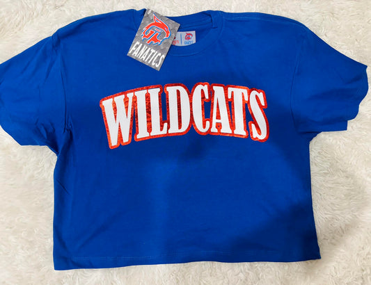 METALLIC WILDCATS TEE