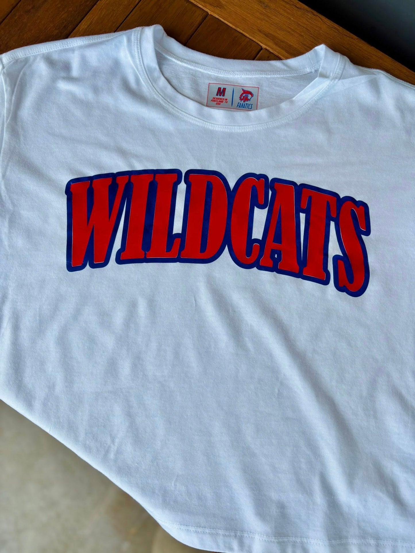METALLIC WILDCATS TEE