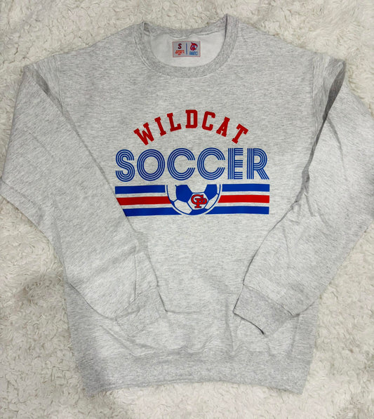 WILDCAT CURVE SOCCER CREW NECK