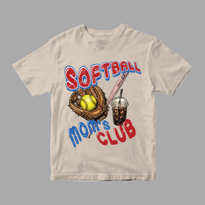 SOFTBALL MOM'S CLUB TEE