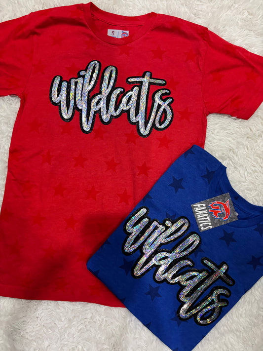 SEQUIN STAR CAT TEE