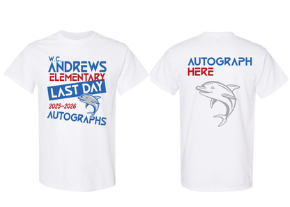 END OF YEAR AUTOGRAPH TEE