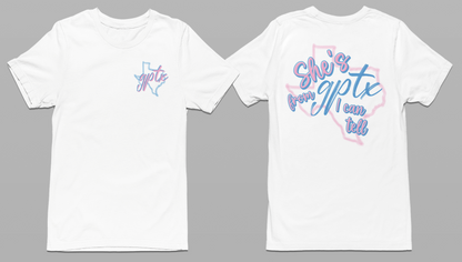 SHE'S FROM GPTX TEE