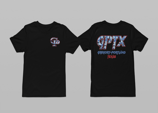 RED & BLUE CAMO GPTX TEE