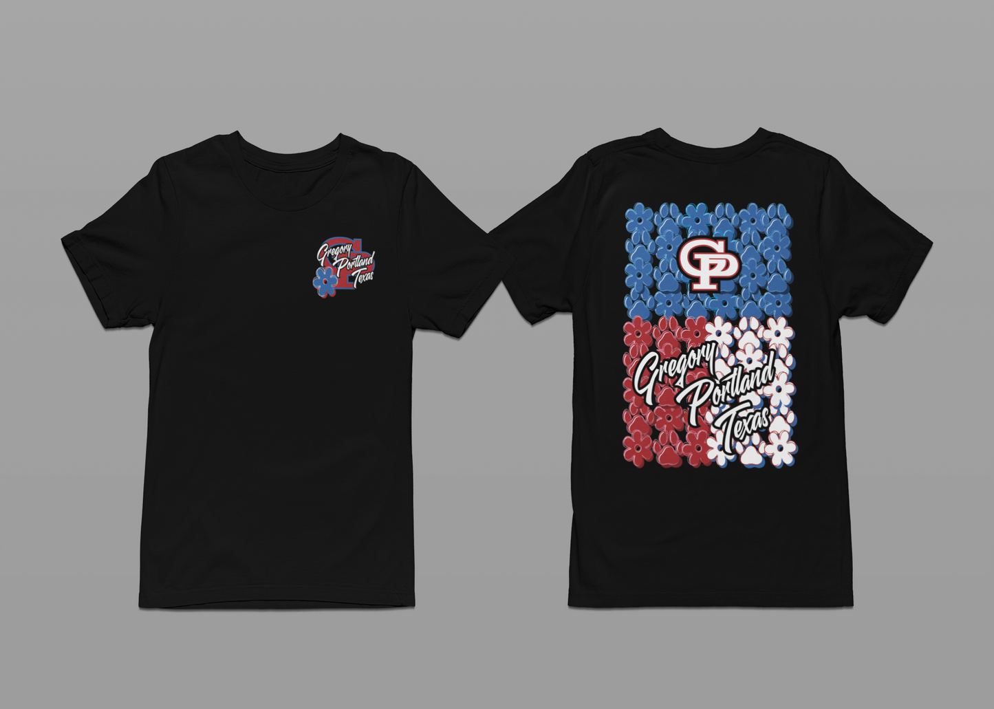 FLORAL FLAG TEE