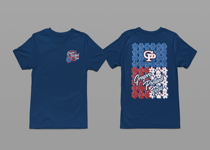 FLORAL FLAG TEE