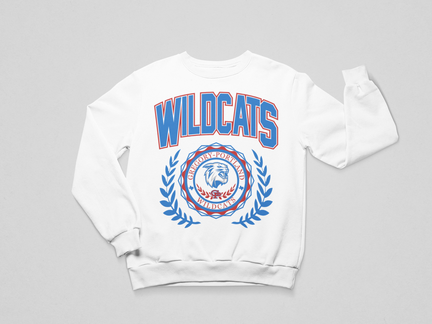 WILDCATS WREATH SWEATER