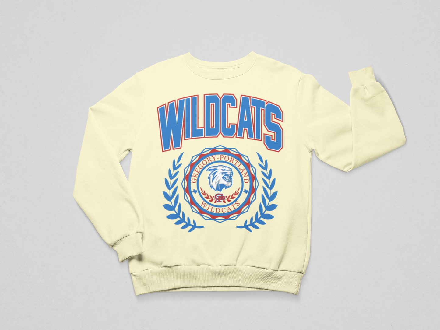WILDCATS WREATH SWEATER