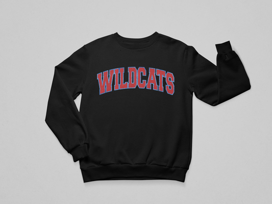 GLITTER WILDCATS CREWNECK