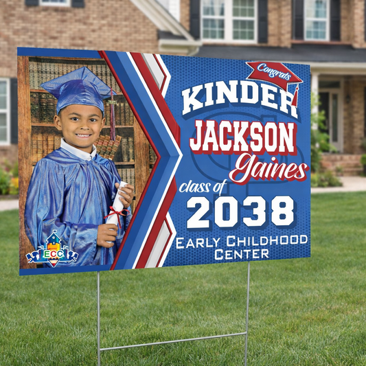 KINDER 2026 GRAD YARD SIGN