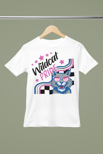 RETRO WILDCAT PINK TEE