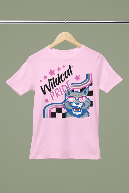 RETRO WILDCAT PINK TEE