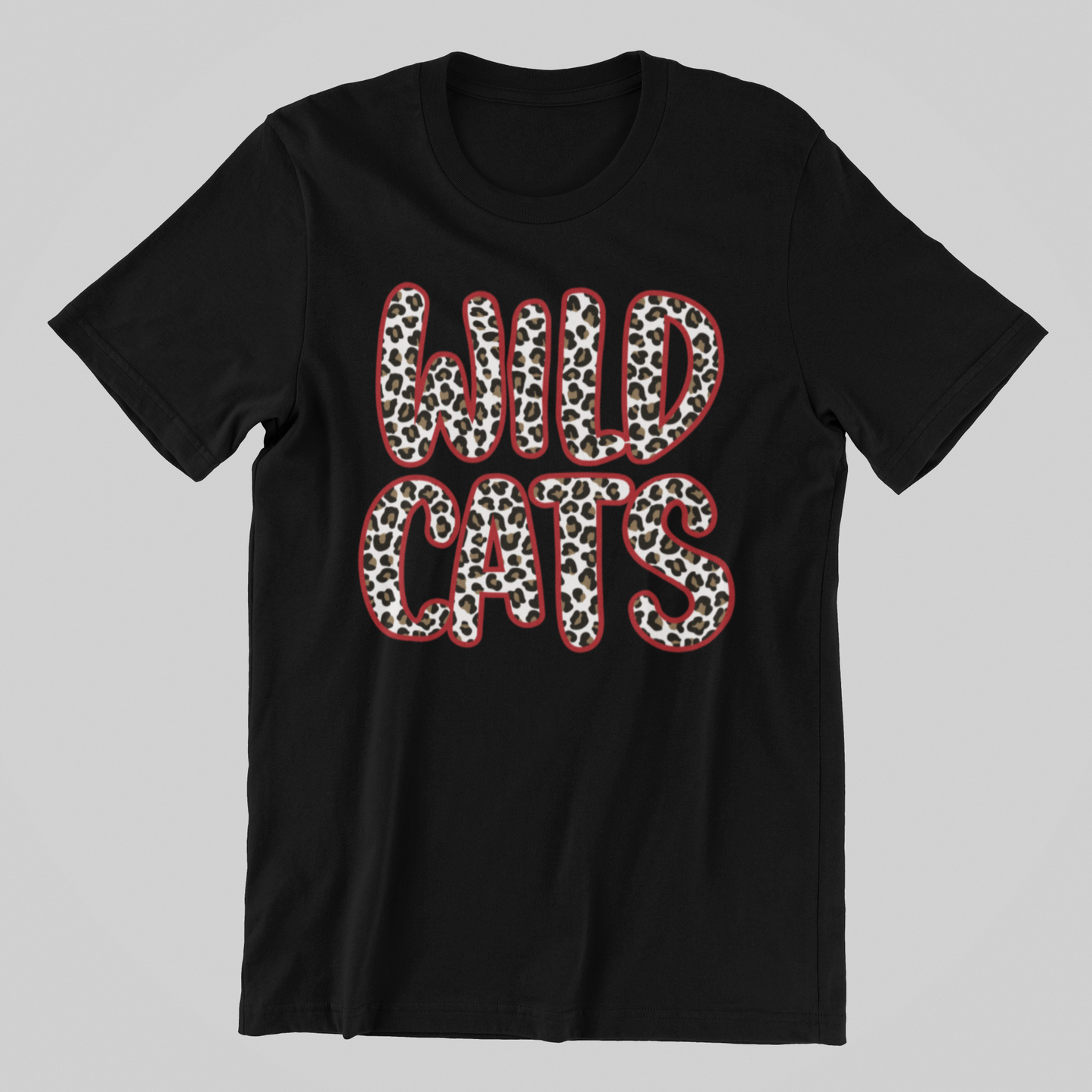 CHEETAH WILDCATS (RED OUTLINE) TEE