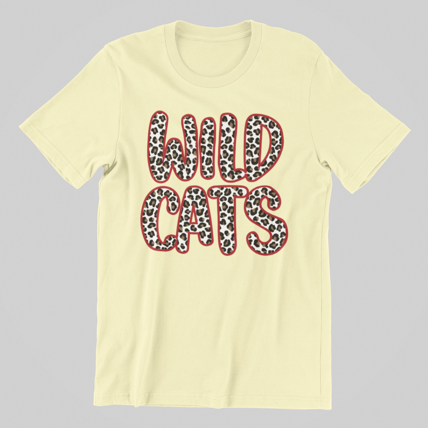 CHEETAH WILDCATS (RED OUTLINE) TEE