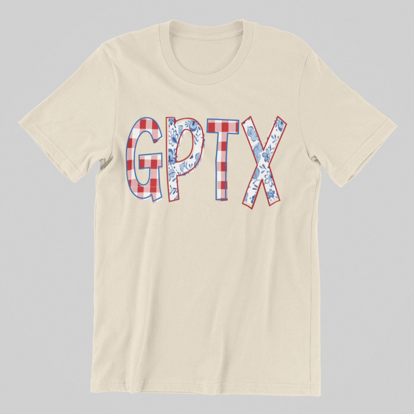 PLAID AND FLORAL GPTX TEE
