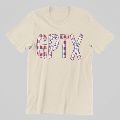 PLAID AND FLORAL GPTX TEE