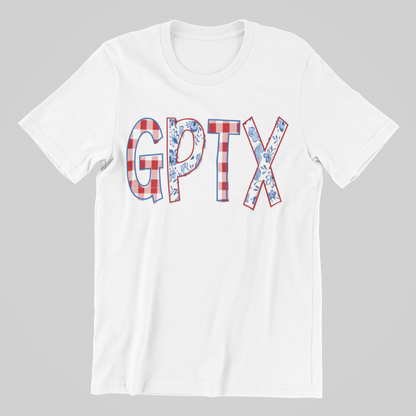 PLAID AND FLORAL GPTX TEE