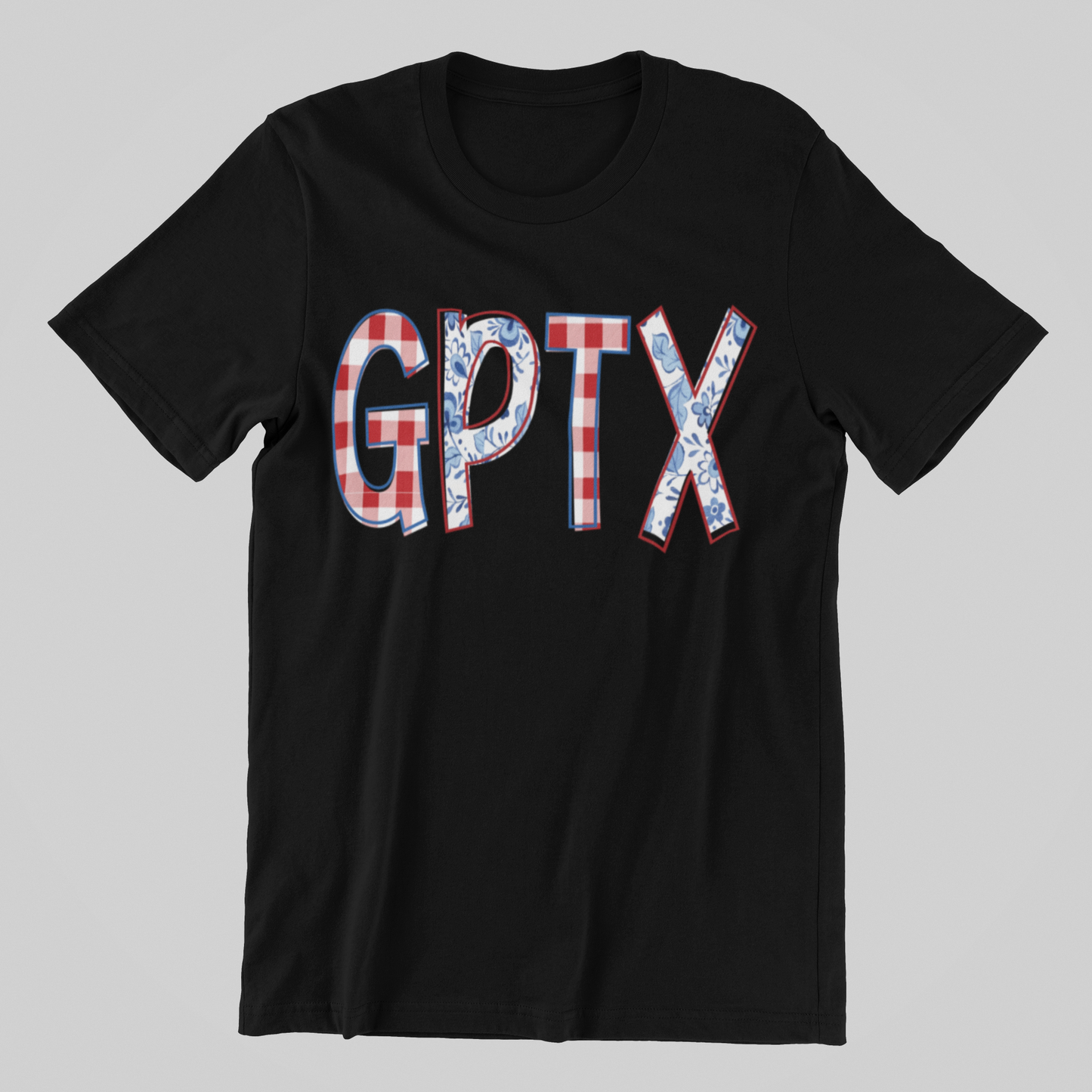 PLAID AND FLORAL GPTX TEE