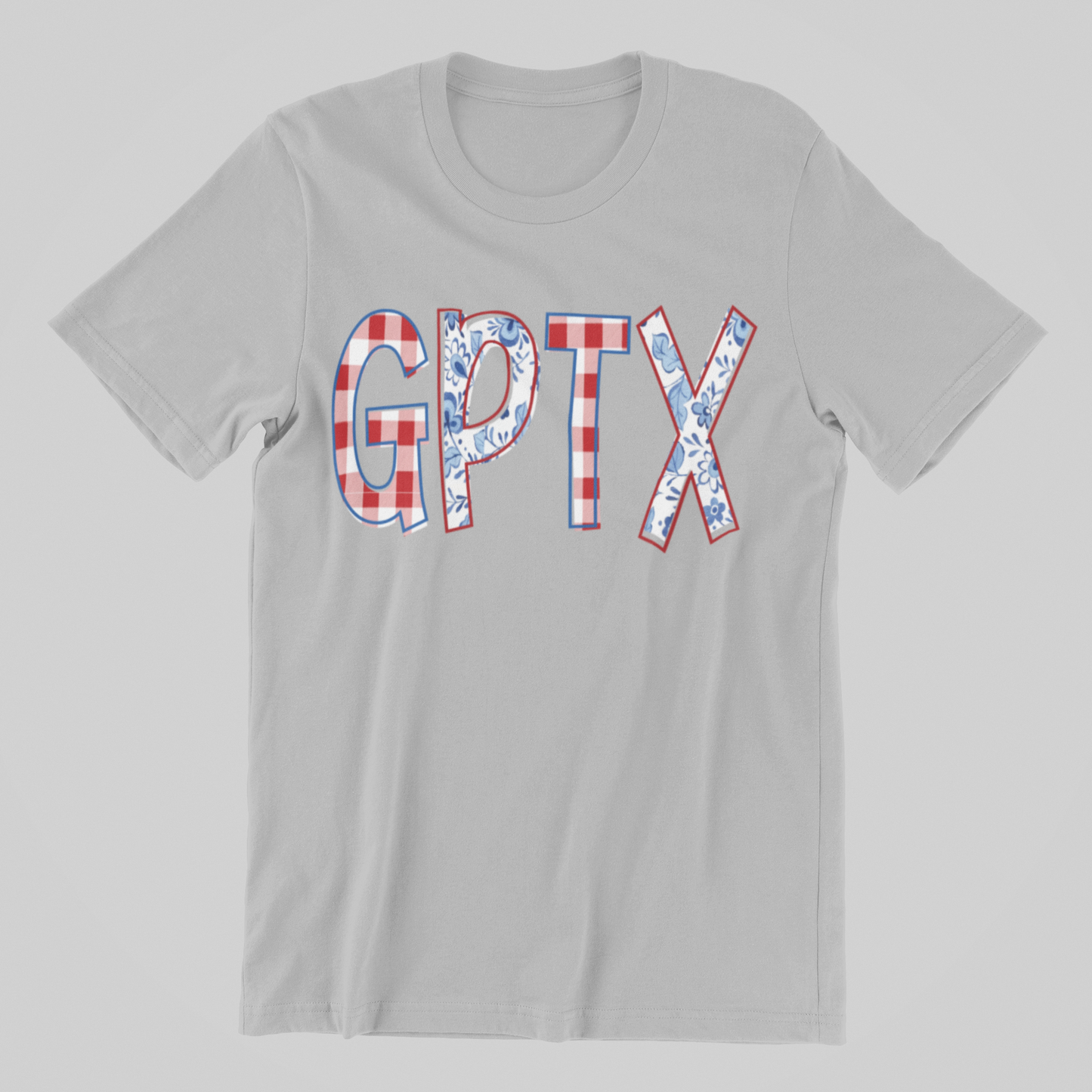 PLAID AND FLORAL GPTX TEE