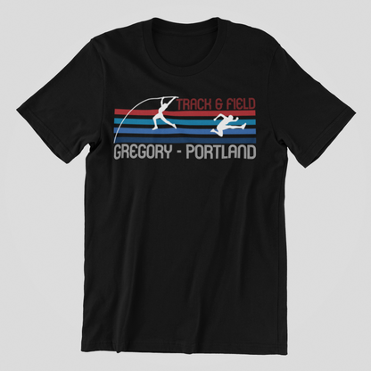 TRACK & FIELD STRIPED TEE