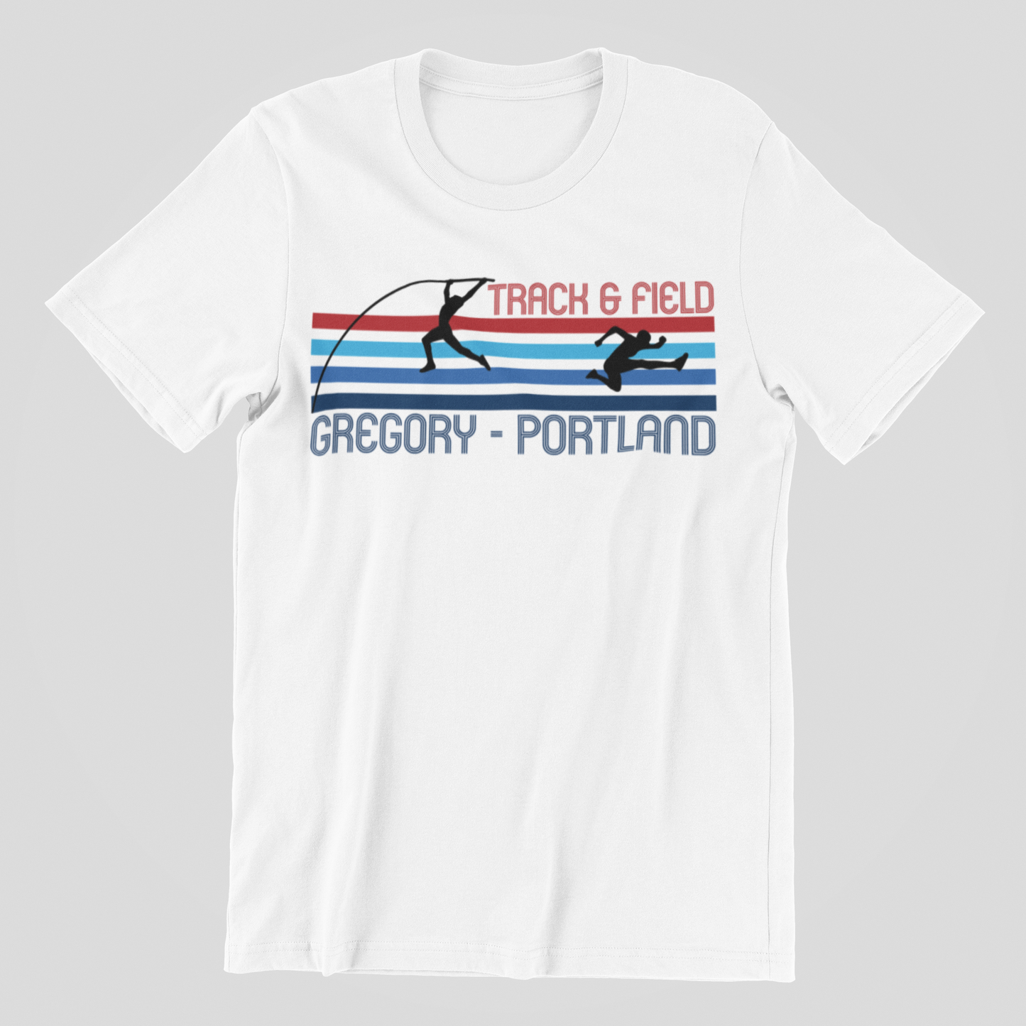 TRACK & FIELD STRIPED TEE