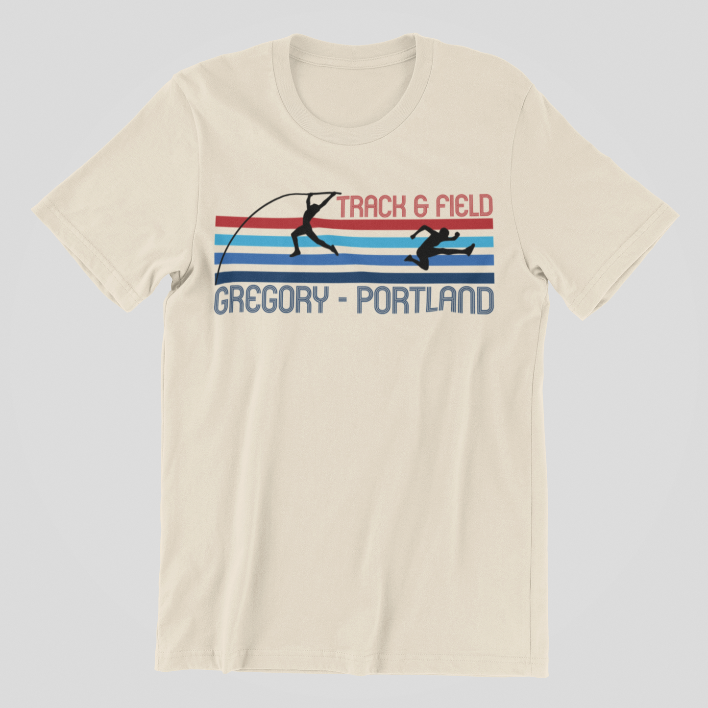 TRACK & FIELD STRIPED TEE