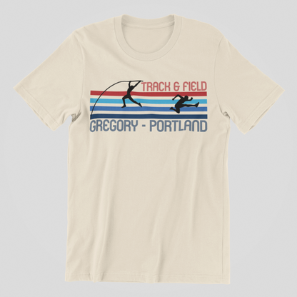 TRACK & FIELD STRIPED TEE