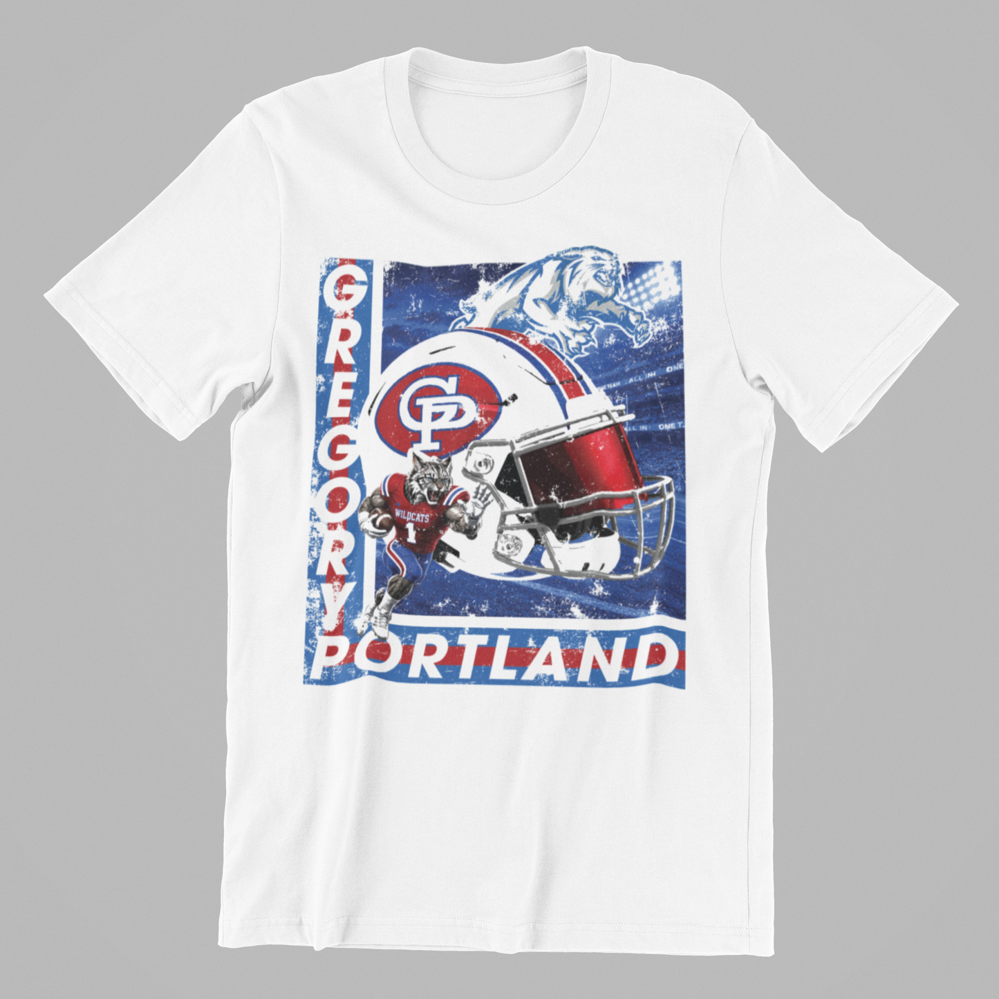 BLUE WILDCAT STADIUM TEE