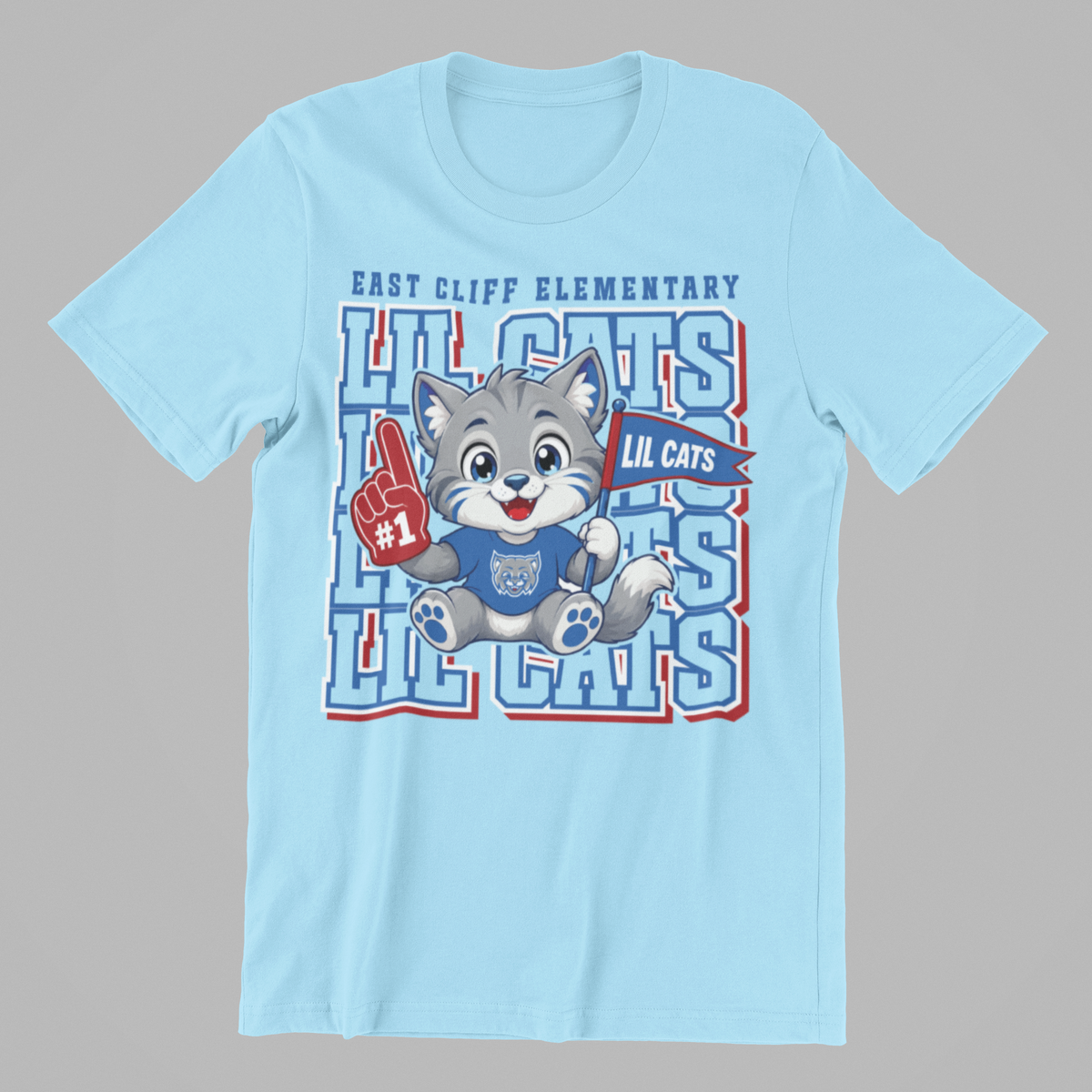 CUTE LIL CATS MASCOT TEE