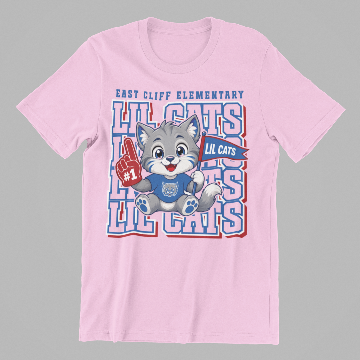 CUTE LIL CATS MASCOT TEE