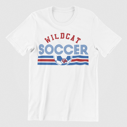 CURVED WILDCAT SOCCER TEE