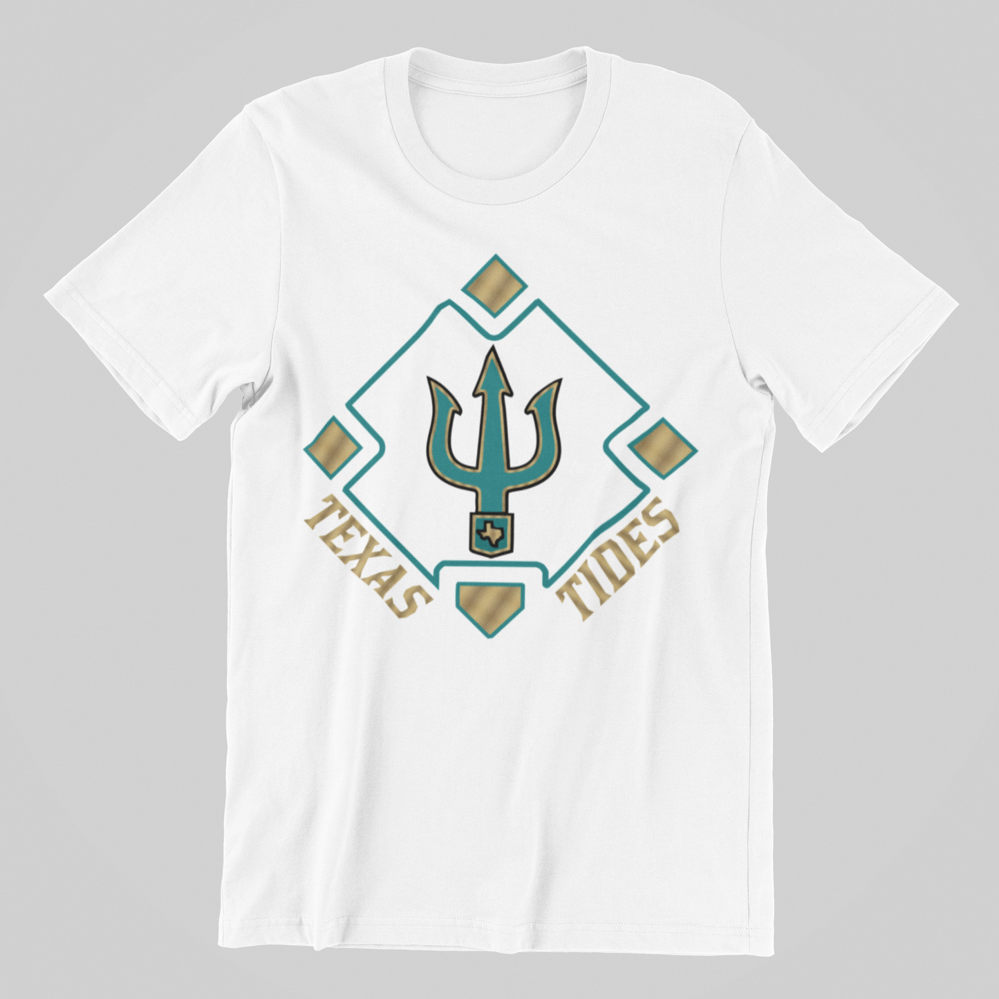 TX TIDES DIAMOND TRIDENT TEE