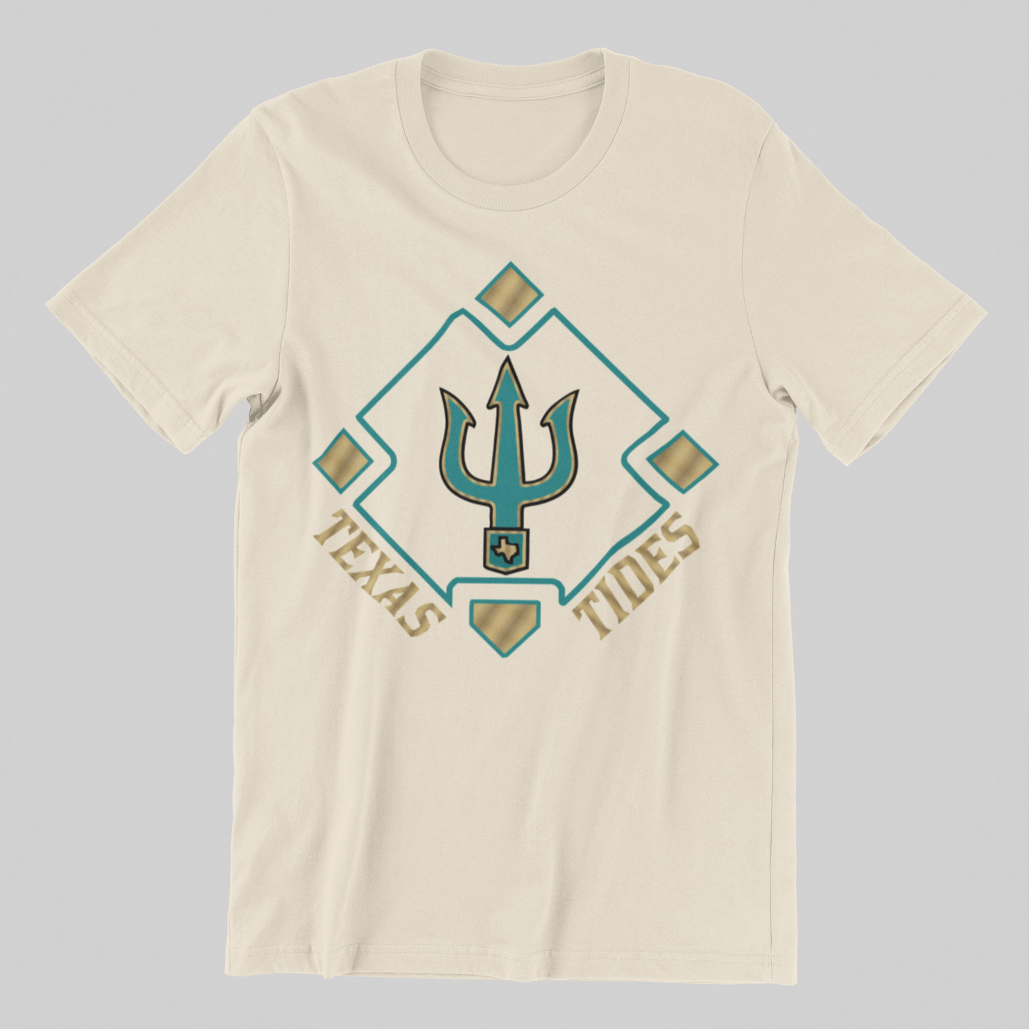 TX TIDES DIAMOND TRIDENT TEE
