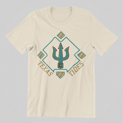 TX TIDES DIAMOND TRIDENT TEE